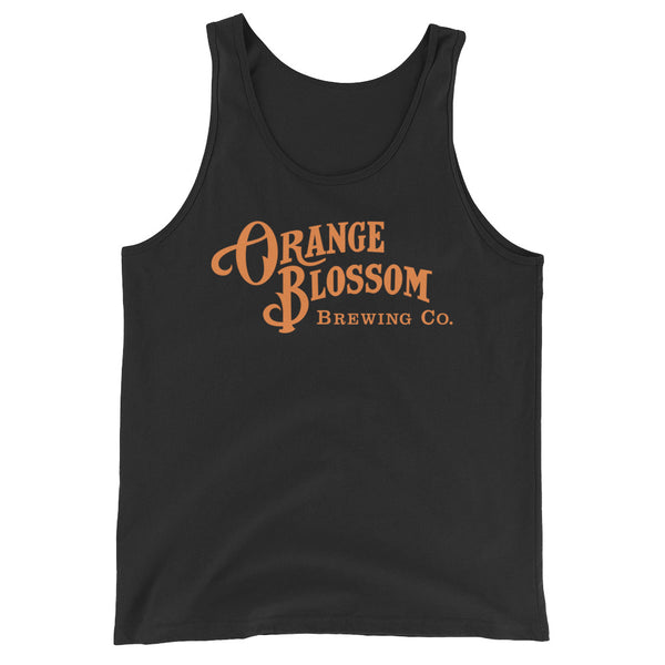 Orange OBBC logo Unisex Tank Top
