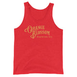 Orange OBBC logo Unisex Tank Top