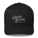 Trucker Cap - gray OBBC script