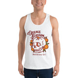 Men's Classic Orange Blossom Skull tank top