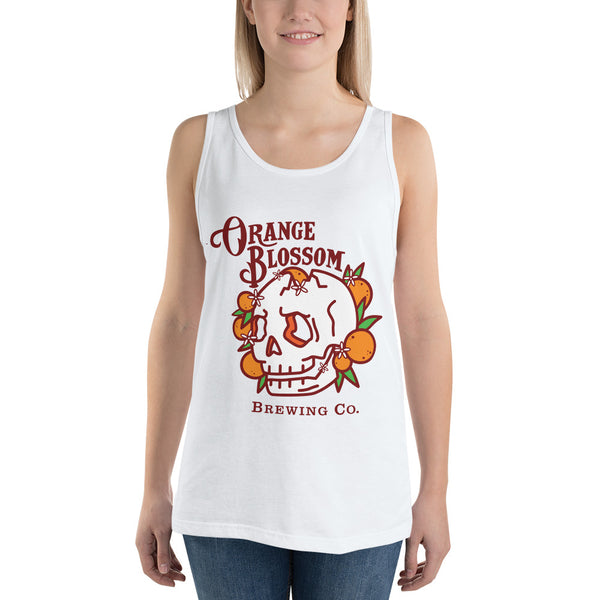 Ladies' Orange Blossom Skull Tank Top
