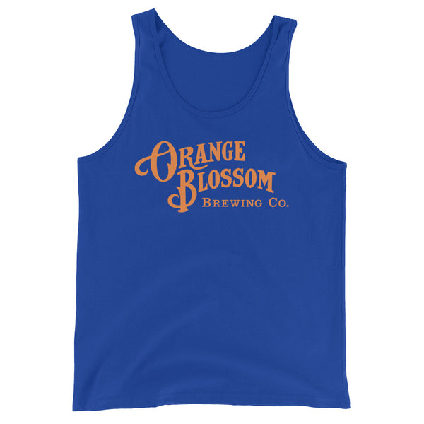 Orange OBBC logo Unisex Tank Top