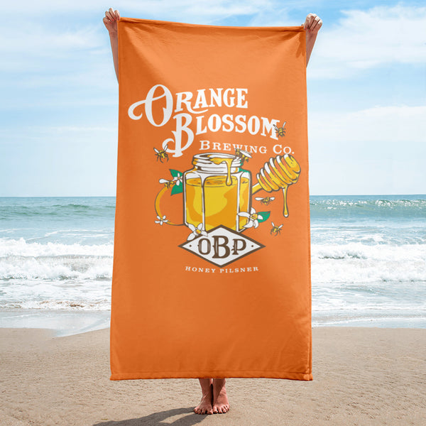 Oversized OBP beach towel